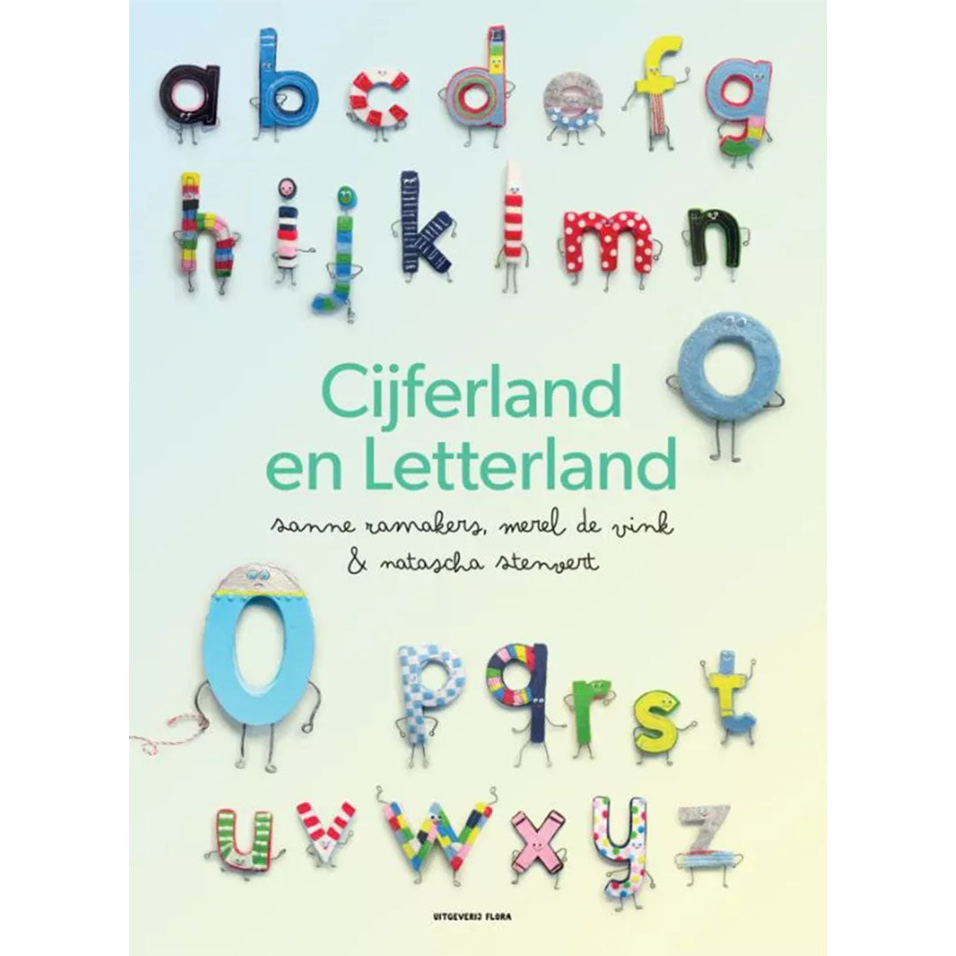 uitgeverij flora prentenboek cijferland en letterland | UIT1093935 | 