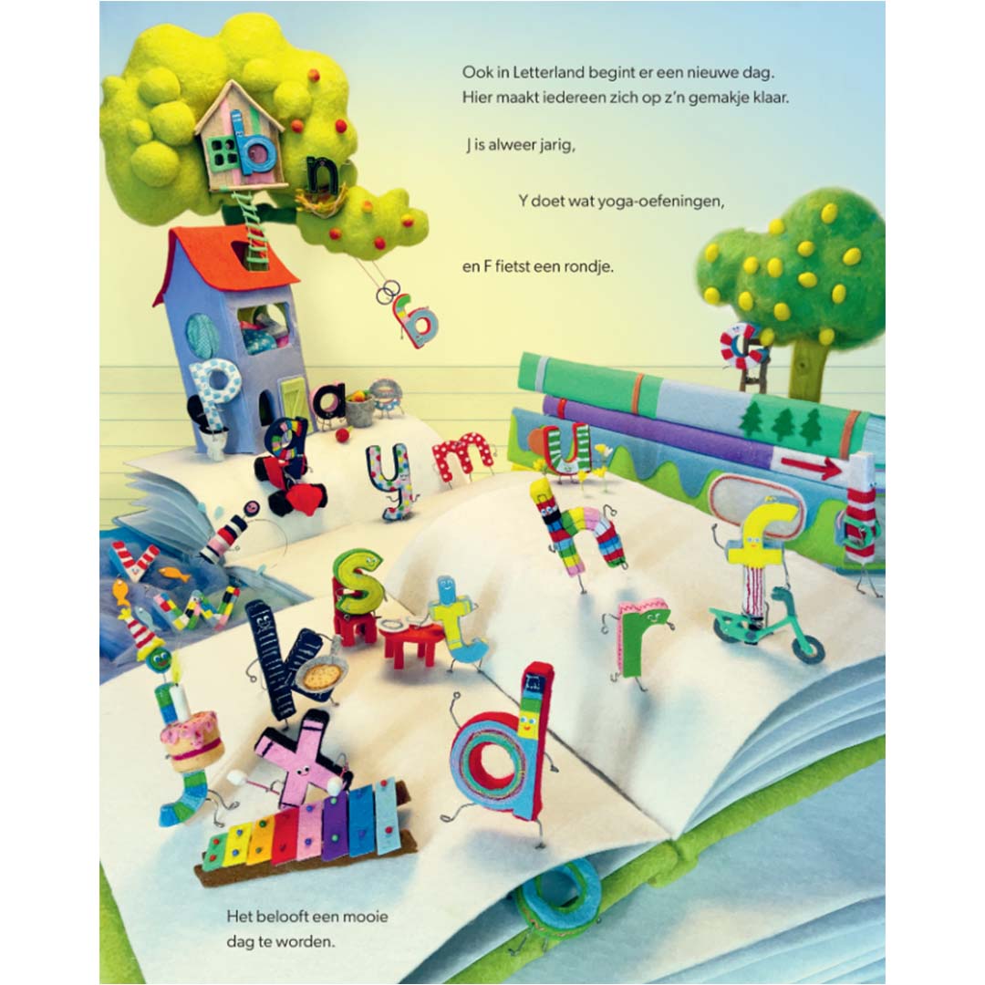 uitgeverij flora prentenboek cijferland en letterland | UIT1093935 | 5