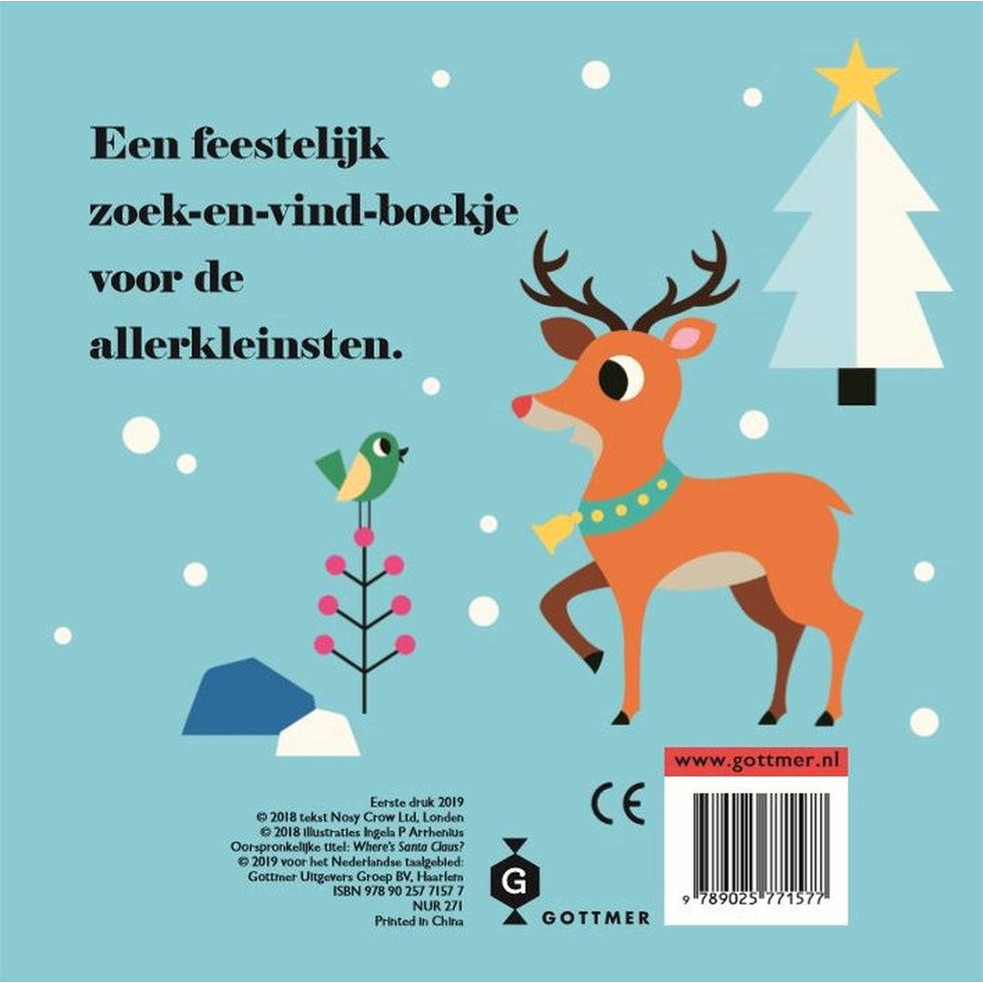 uitgeverij gottmer flapjesboek kerstman, waar ben je? | 1607157 | 2