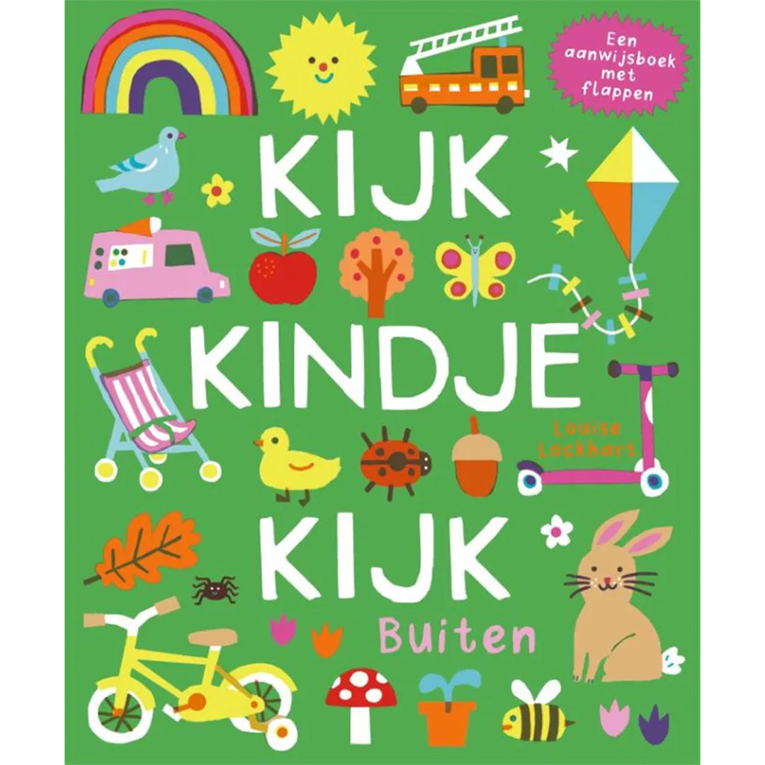 uitgeverij gottmer flapjesboek kijk, kindje, kijk! - buiten | 1608200 | 
