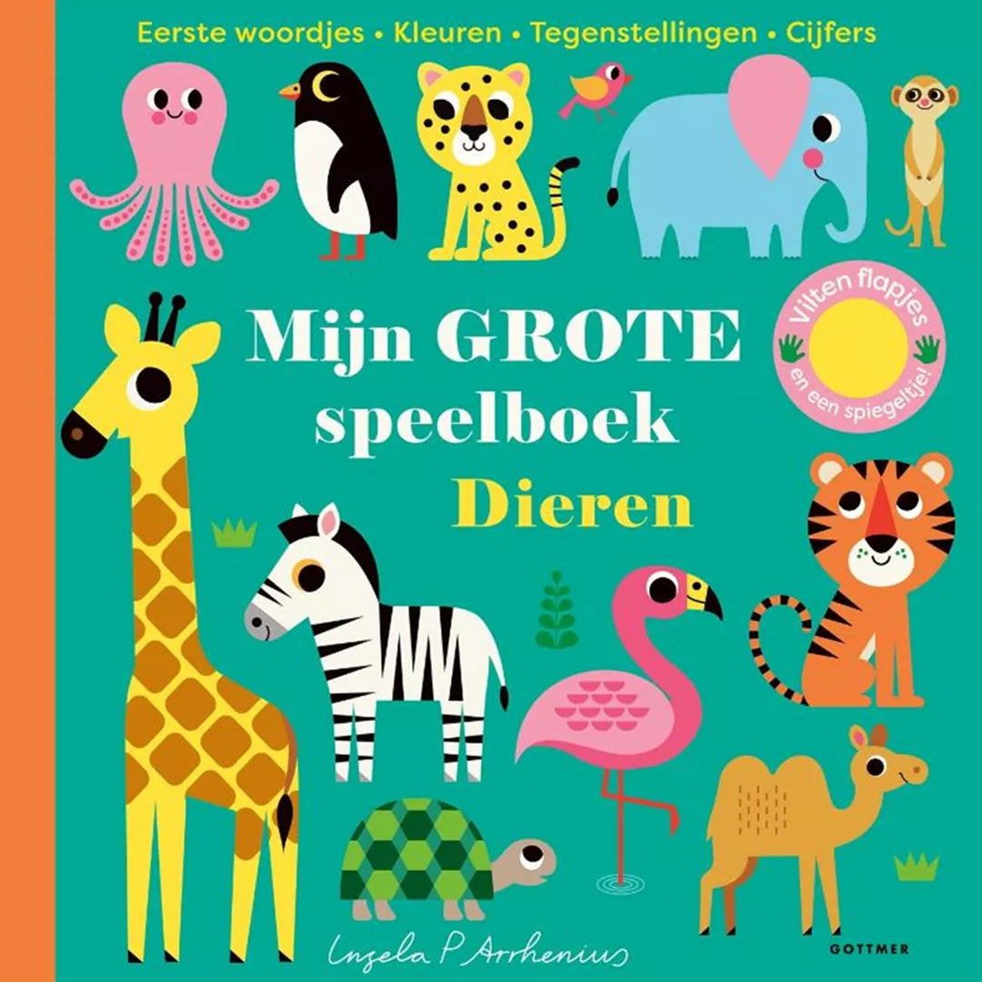 uitgeverij gottmer flapjesboek mijn grote speelboek dieren | 1608198 | 1