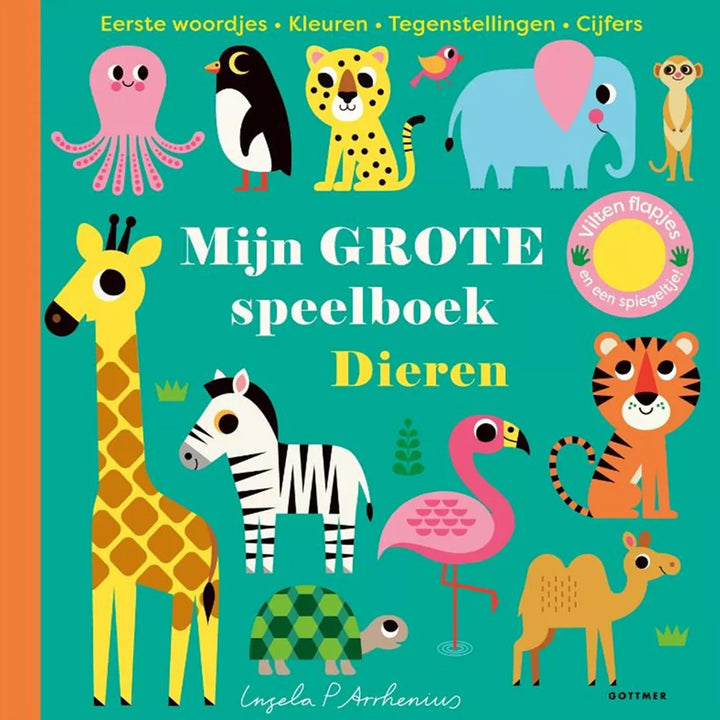 uitgeverij gottmer flapjesboek mijn grote speelboek dieren | 1608198 | 1