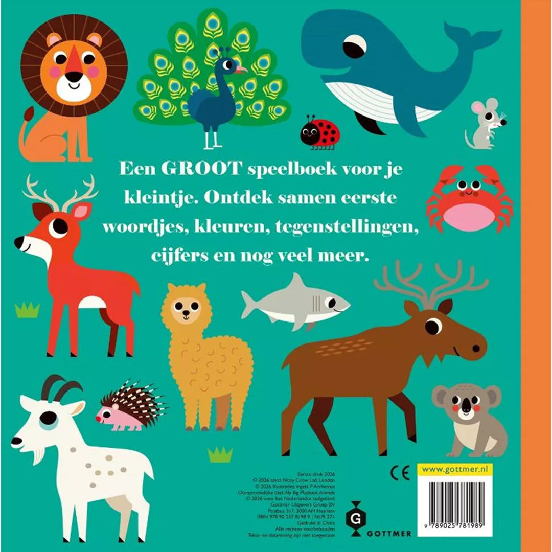 uitgeverij gottmer flapjesboek mijn grote speelboek dieren | 1608198 | 6