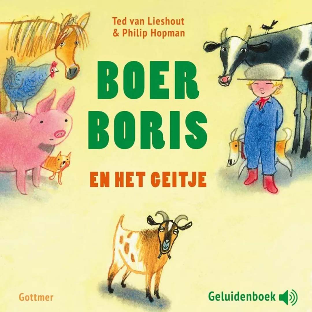 uitgeverij gottmer geluidenboek boer boris en het geitje | 1608170 | 1