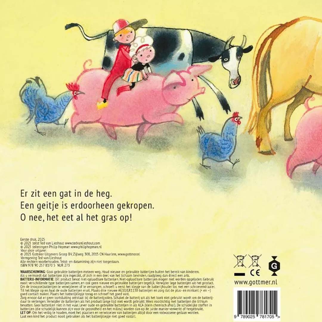 uitgeverij gottmer geluidenboek boer boris en het geitje | 1608170 | 2