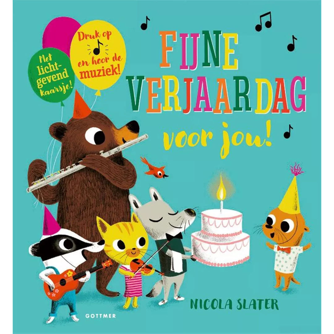 uitgeverij gottmer geluidenboek fijne verjaardag voor jou! | 1608204 | 