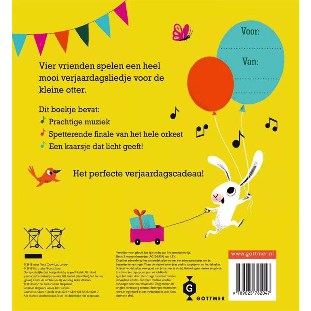uitgeverij gottmer geluidenboek fijne verjaardag voor jou! | 1608204 | 6