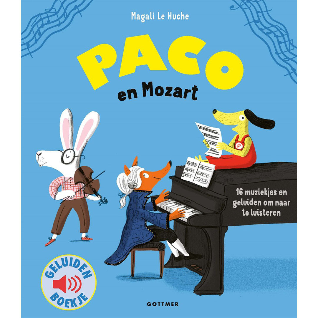uitgeverij gottmer geluidenboek paco en mozart | 1608314 | 