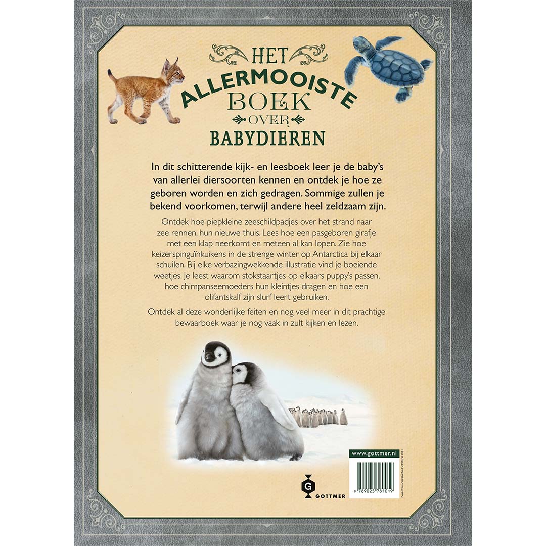 uitgeverij gottmer het allermooiste boek over babydieren | 1608101 | 2