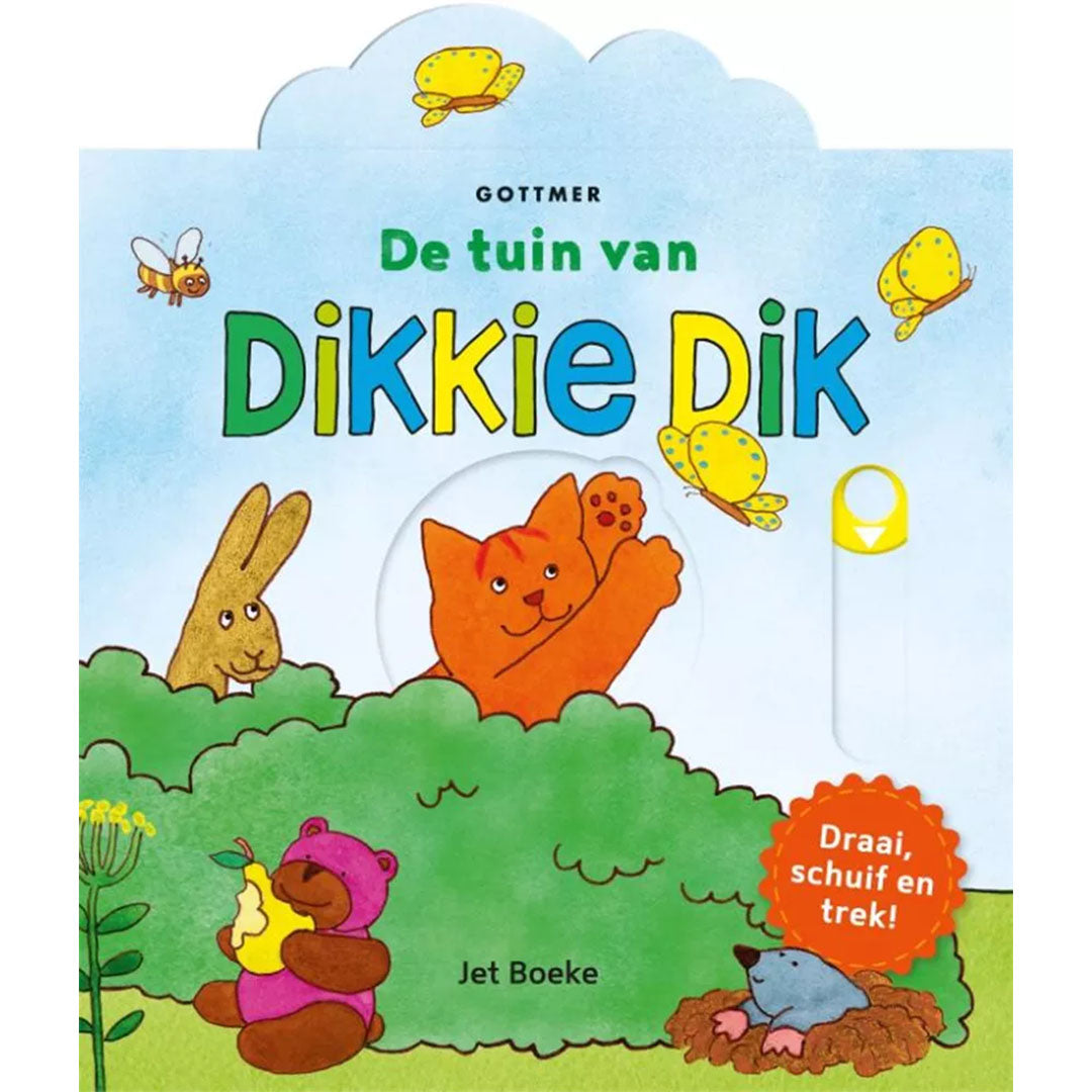 uitgeverij gottmer kartonboek de tuin van dikkie dik | 1608242 | 