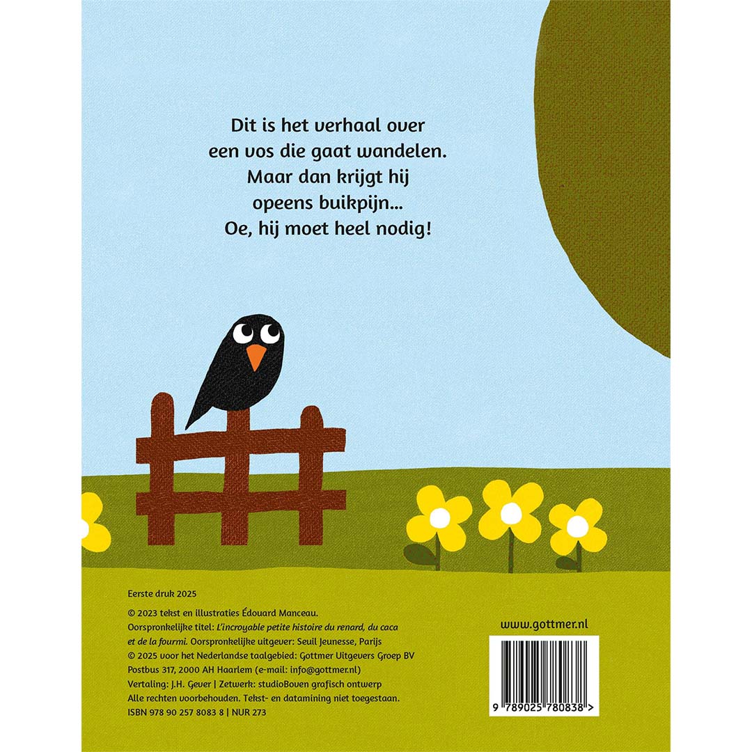 uitgeverij gottmer kartonboek de vos en de drol | 1608083 | 6