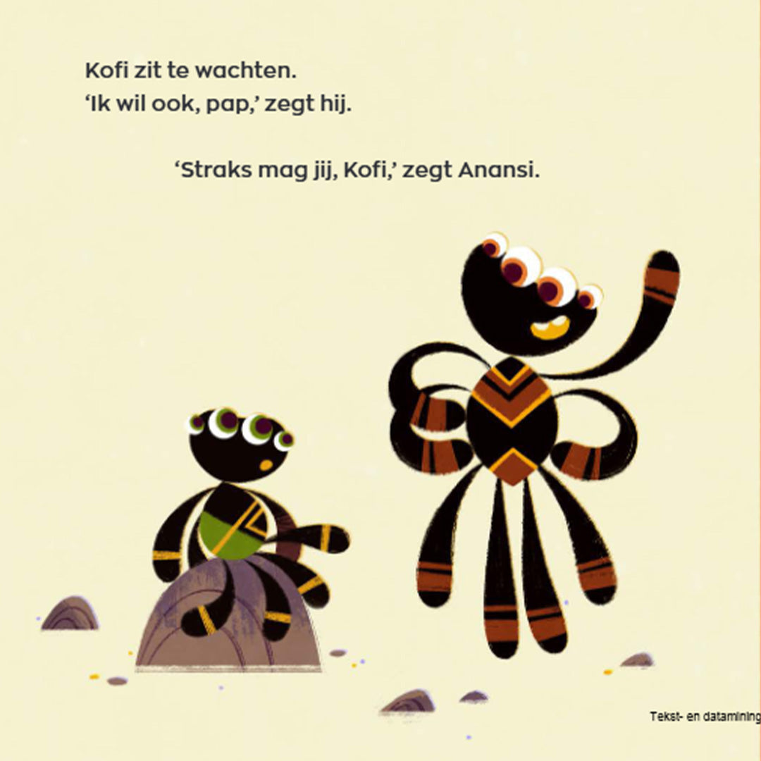 uitgeverij gottmer kartonboekje anansi de spin | 1608221 | 4