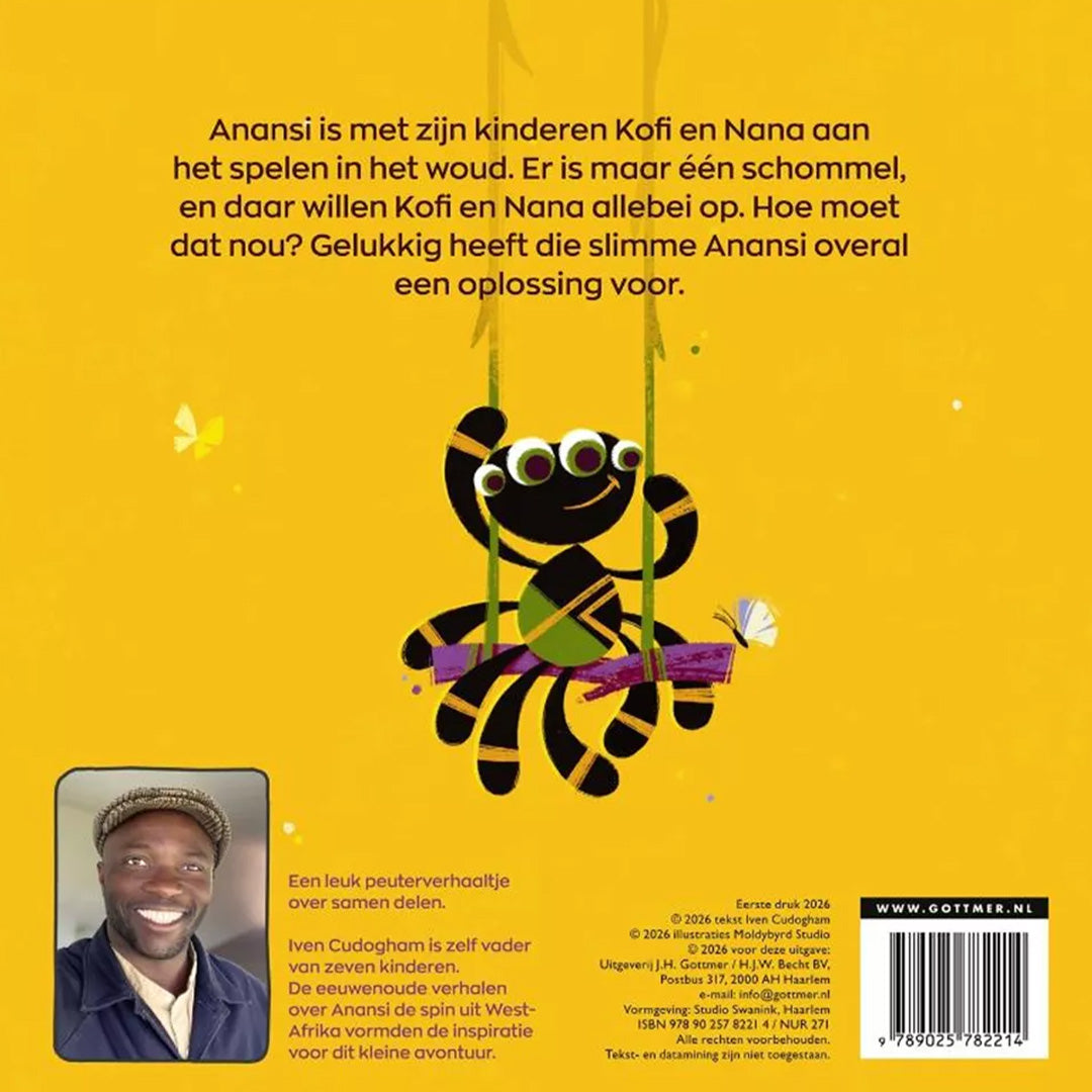 uitgeverij gottmer kartonboekje anansi de spin | 1608221 | 6