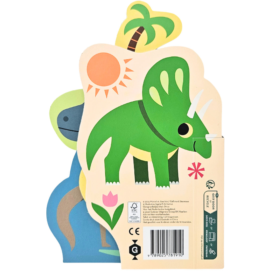 uitgeverij gottmer kartonboekje dino's | 1608191 | 4