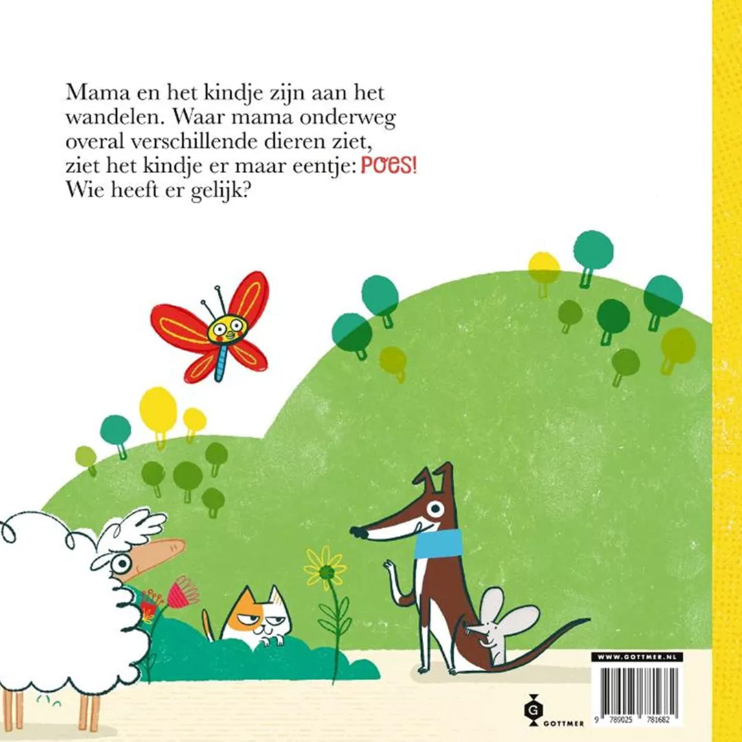 uitgeverij gottmer kartonboek poes! | 1608168 | 6