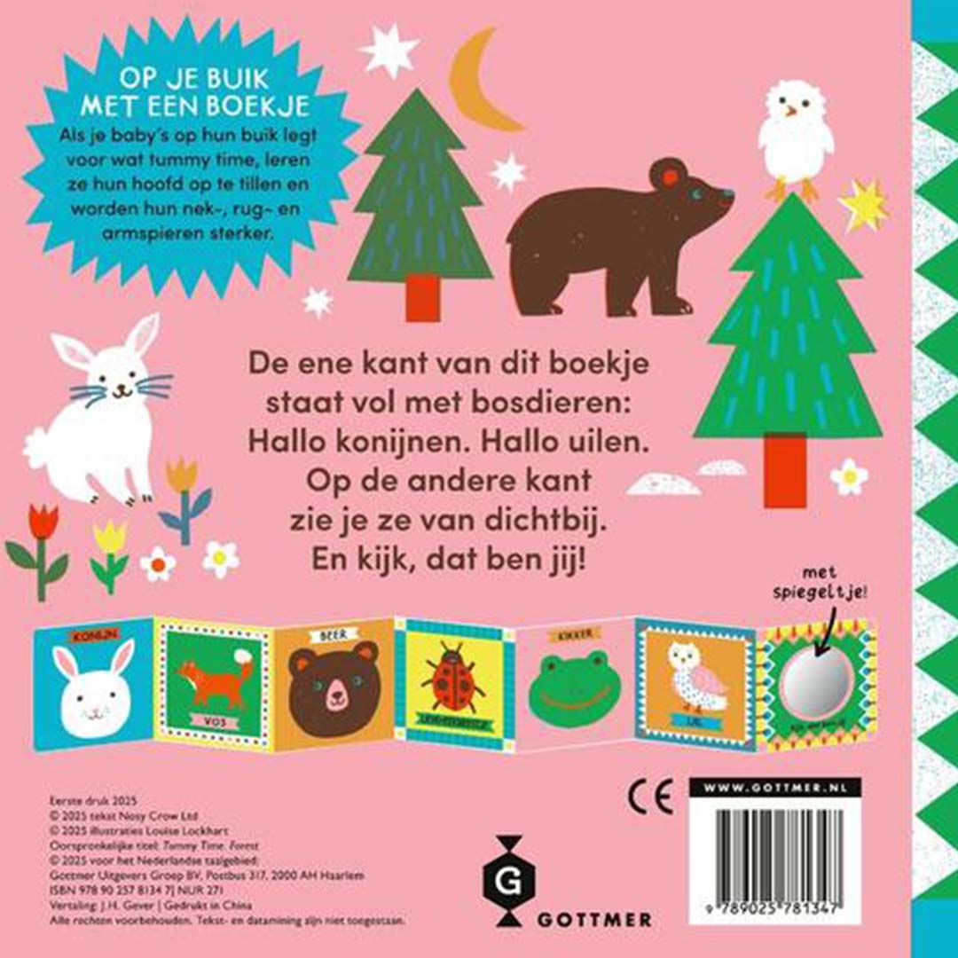 uitgeverij gottmer kartonboek tummytime in het bos | 1608134 | 6