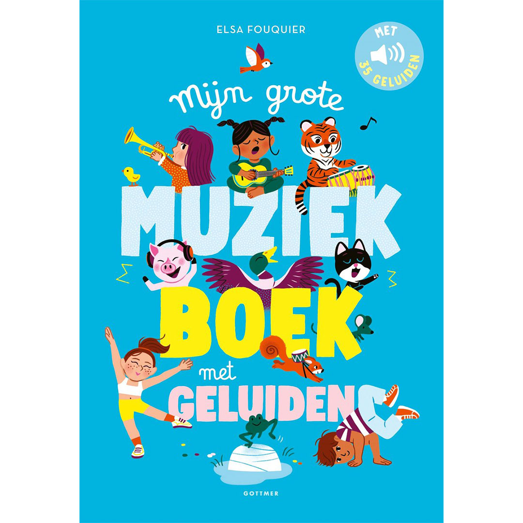 uitgeverij gottmer mijn grote muziekboek met geluiden | 1608269 | 