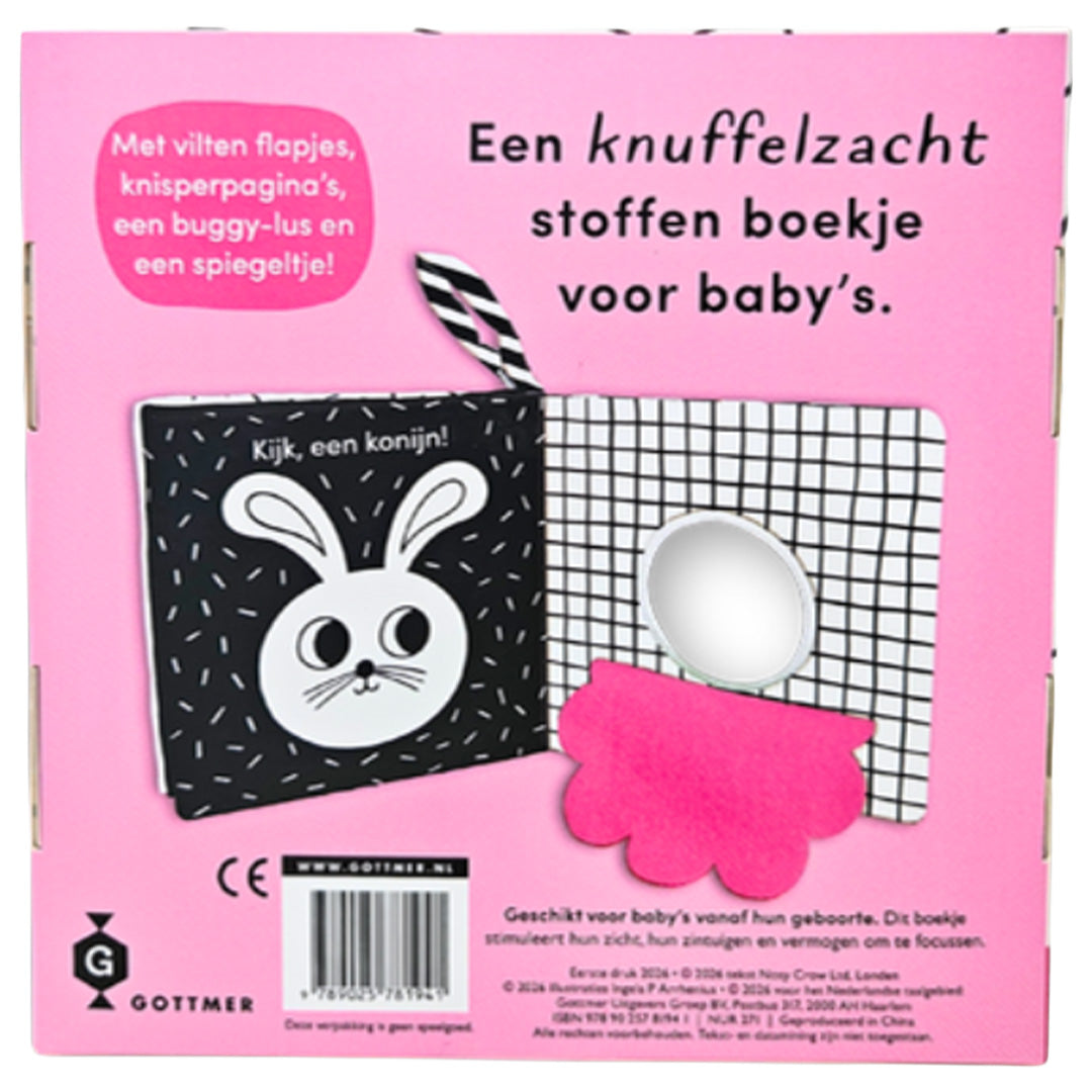 uitgeverij gottmer stoffenboekje knuffelpoes | 1608194 | 4