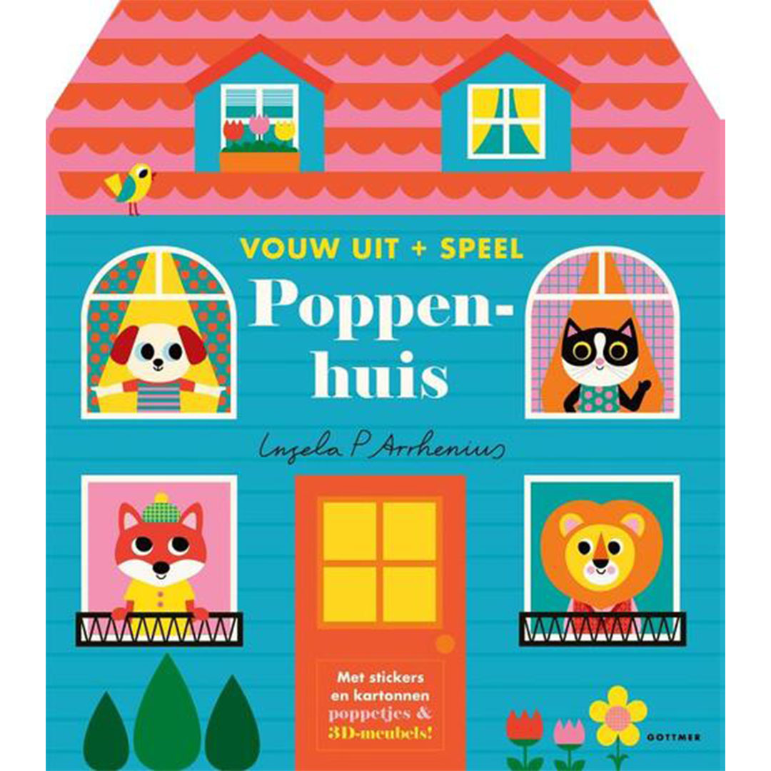 uitgeverij gottmer uitvouwboek poppenhuis | 1608128 | 1