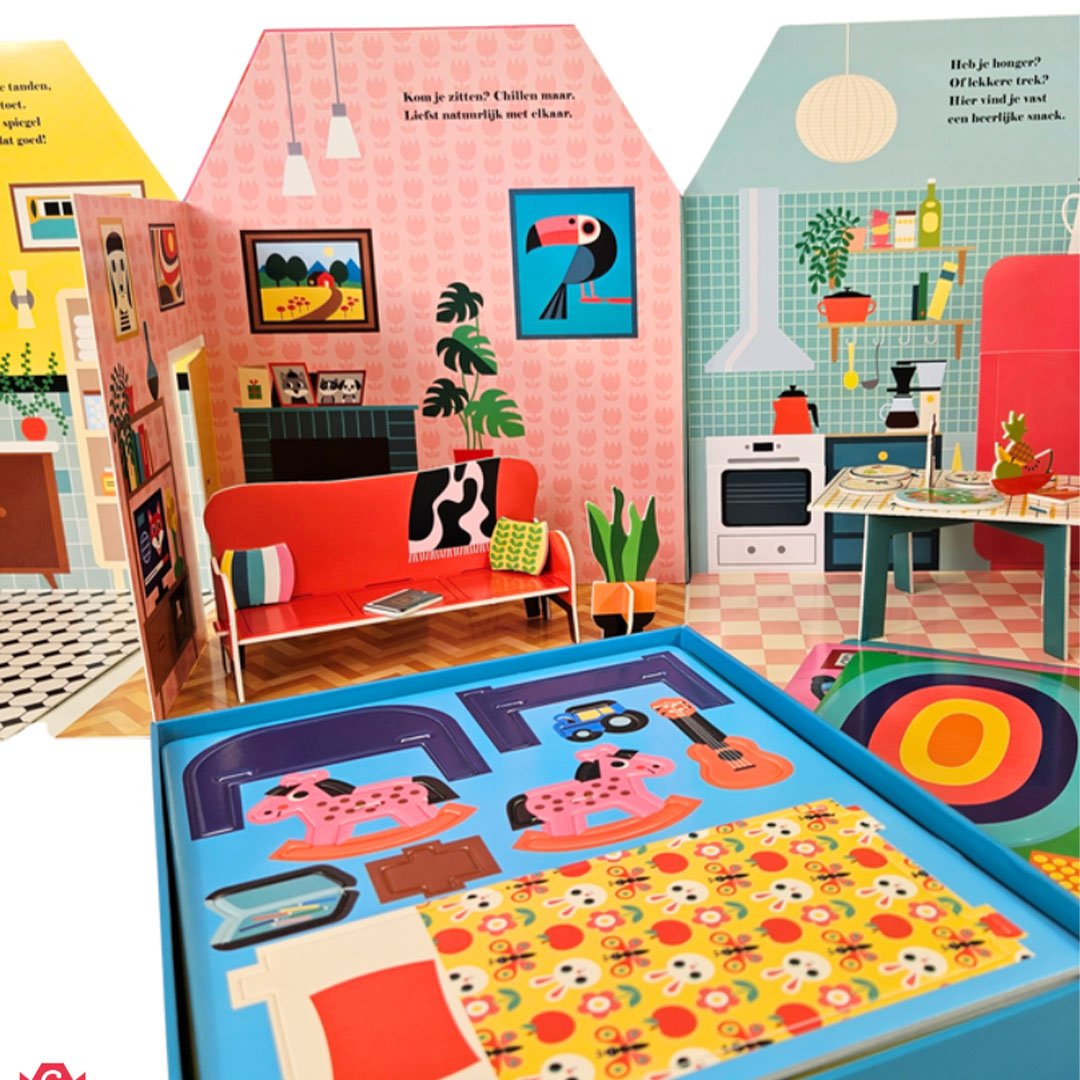 uitgeverij gottmer uitvouwboek poppenhuis | 1608128 | 3