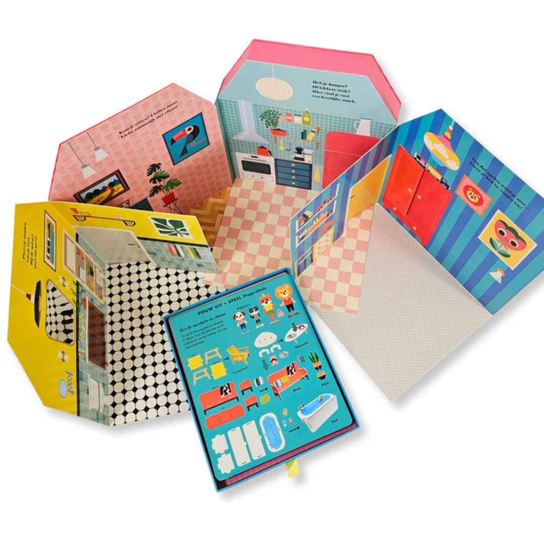 uitgeverij gottmer uitvouwboek poppenhuis | 1608128 | 4