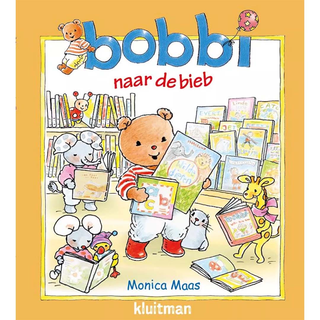 uitgeverij kluitman bobbi naar de bieb | KLU1418345 | 
