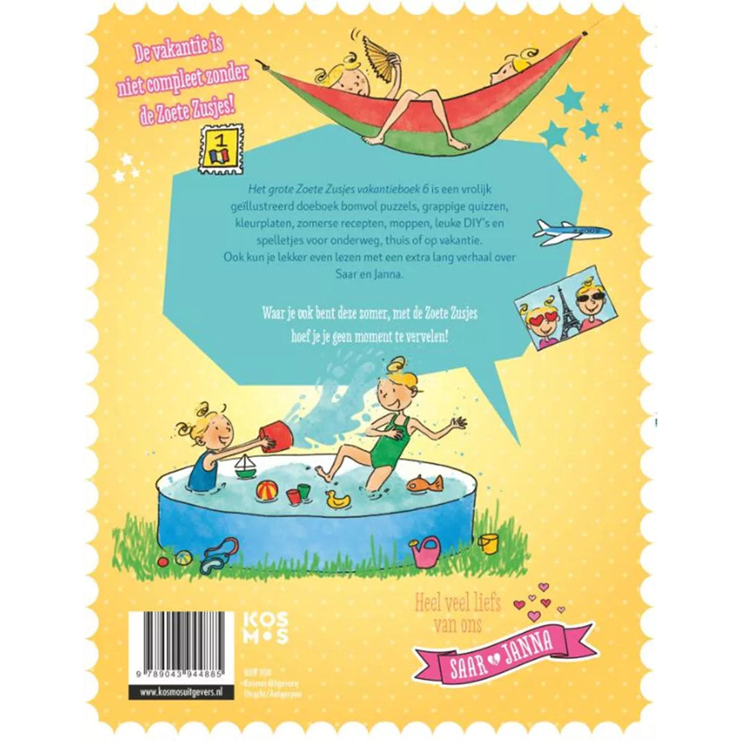 uitgeverij kosmos het grote zoete zusjes vakantieboek 6 | KOS1534488 | 6