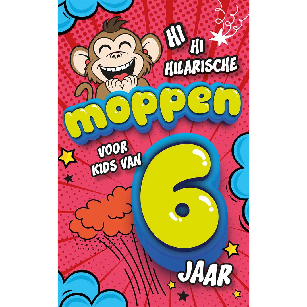 uitgeverij kosmos hilarische moppen voor kids van 6 jaar | 9789043942324 | 