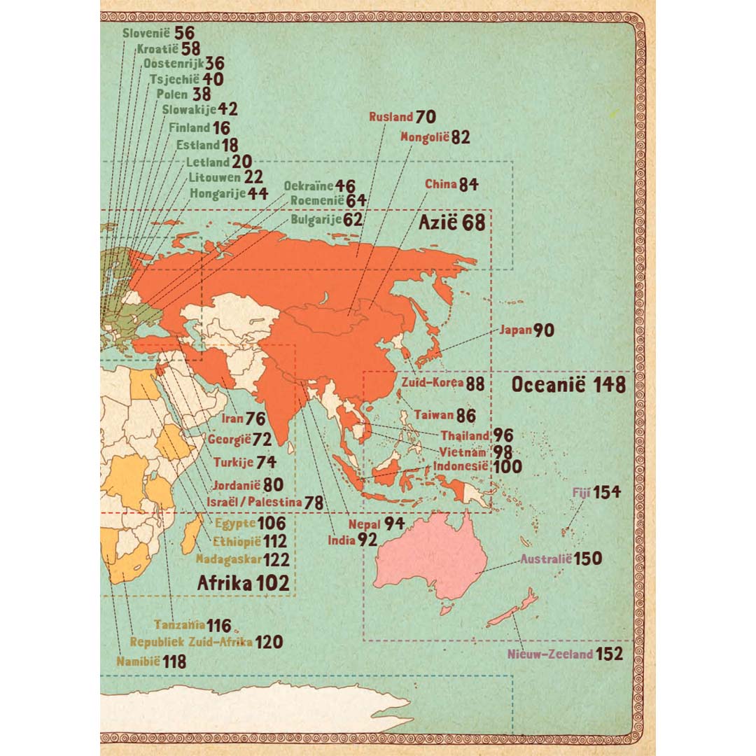 uitgeverij lannoo atlas 69 landen | LAN1556609 | 3