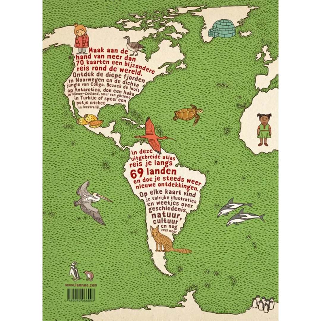 uitgeverij lannoo atlas 69 landen | LAN1556609 | 6
