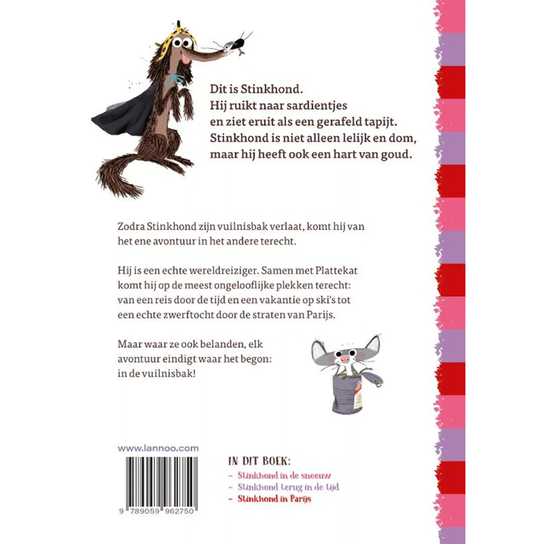 uitgeverij lannoo de dikke stinkhond op reis | 15562750 | 6