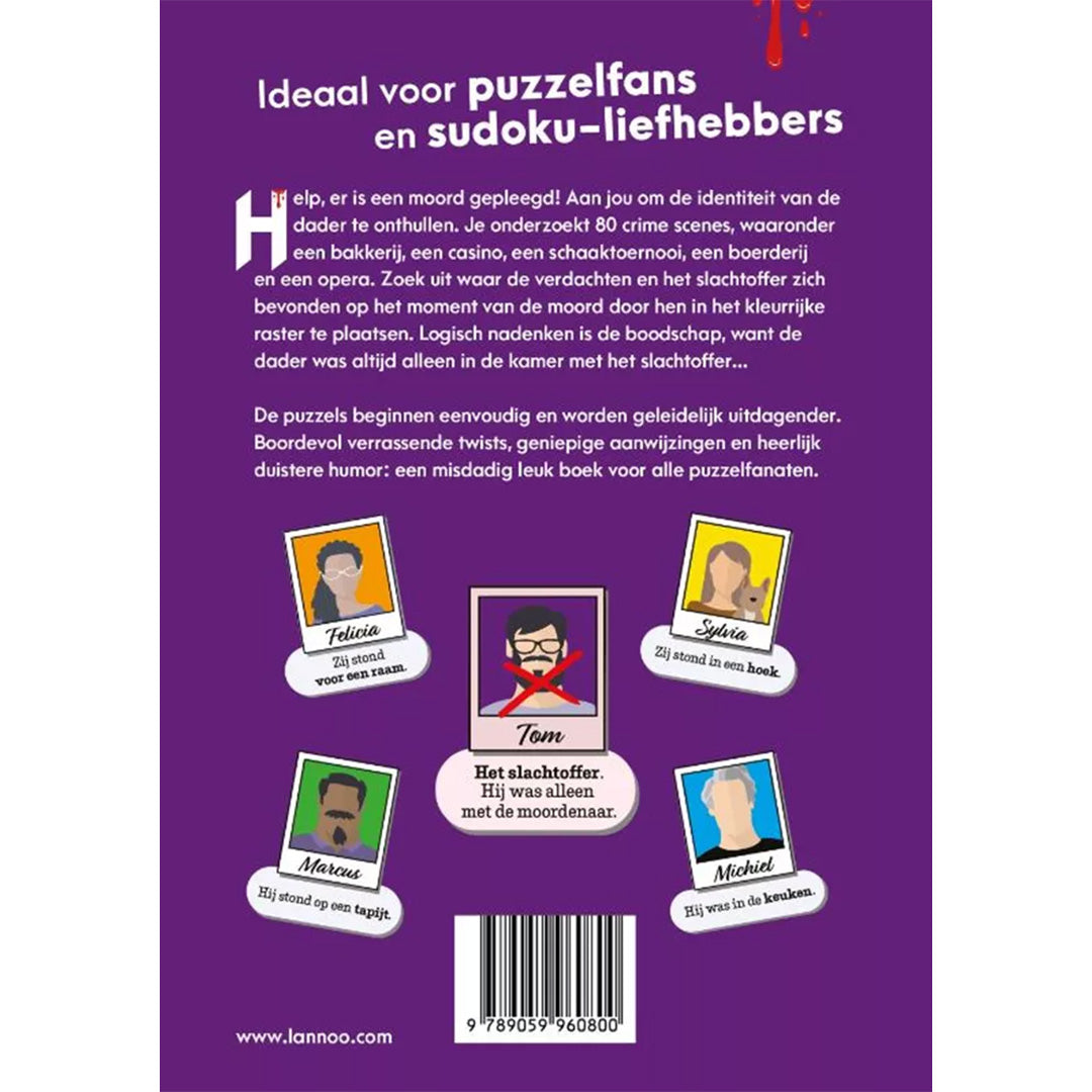 uitgeverij lannoo murdoku 1 - 80 moordmysterypuzzels | 1556080 | 6
