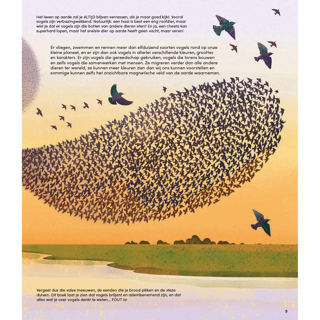 uitgeverij lemniscaat alles wat je weet over vogels is fout! | 1631690 | 3