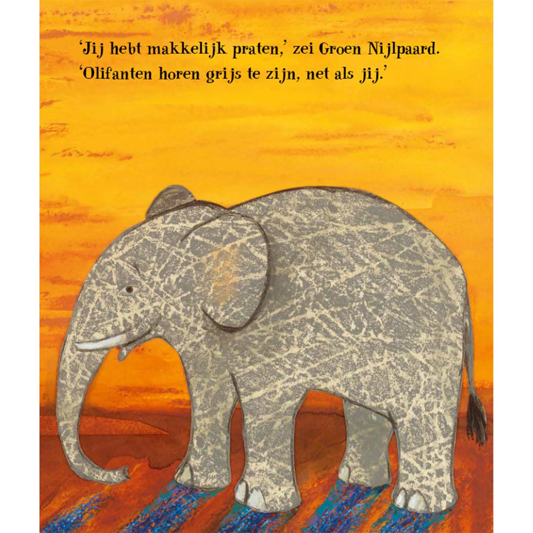 uitgeverij lemniscaat groen nijlpaard | LEM1631771 | 5