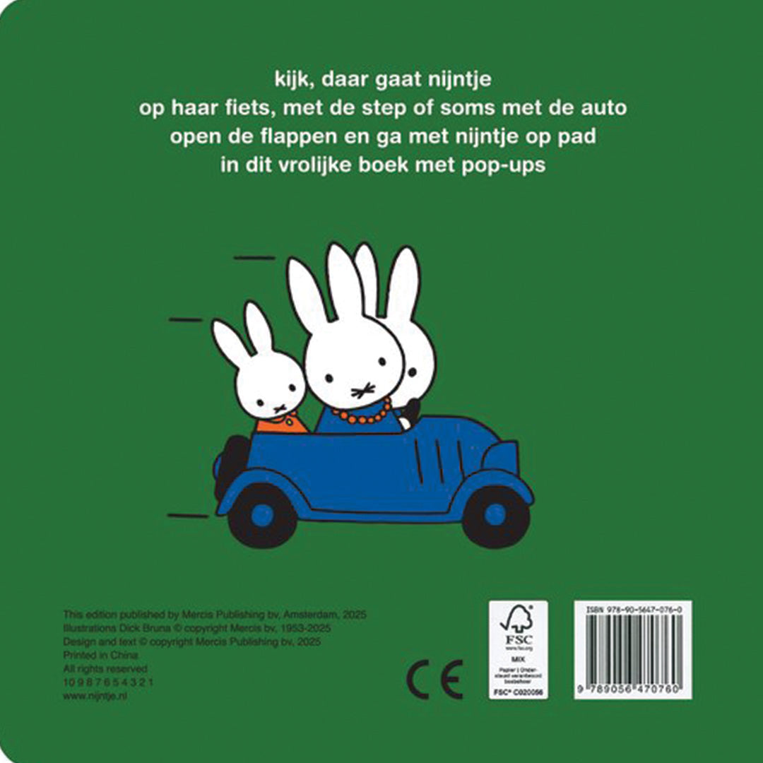 uitgeverij mercis popup boek daar gaat nijntje