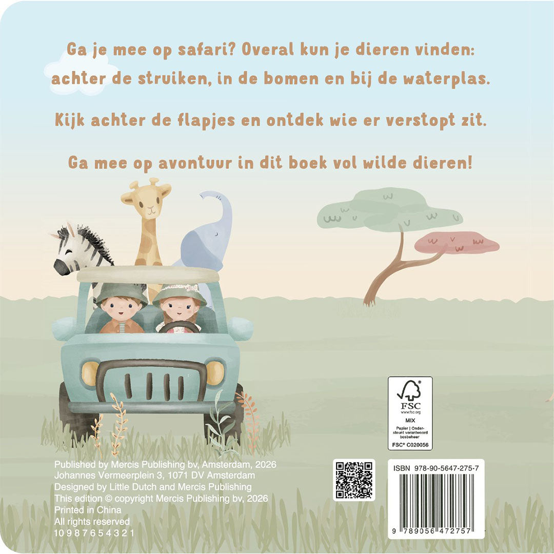 uitgeverij mercis mijn flapjesboek wilde dieren | MER1767275| 6