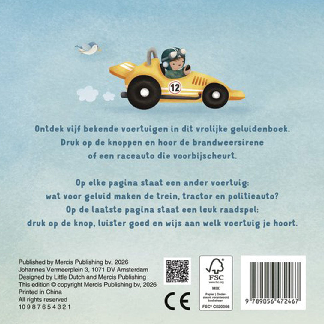 uitgeverij mercis mijn geluidenboek voertuigen