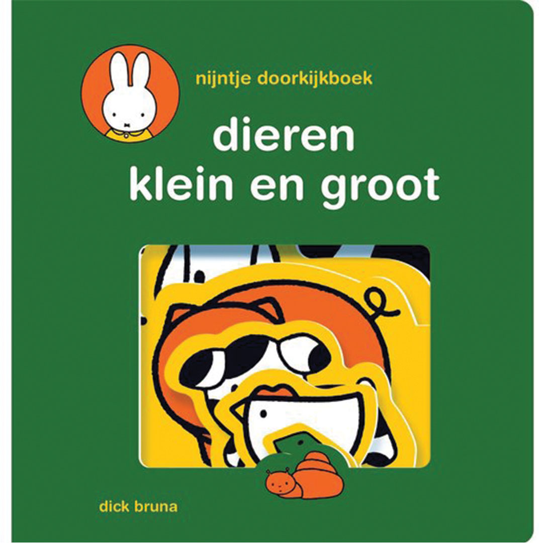 uitgeverij mercis nijntje doorkijkboek, dieren klein en groot