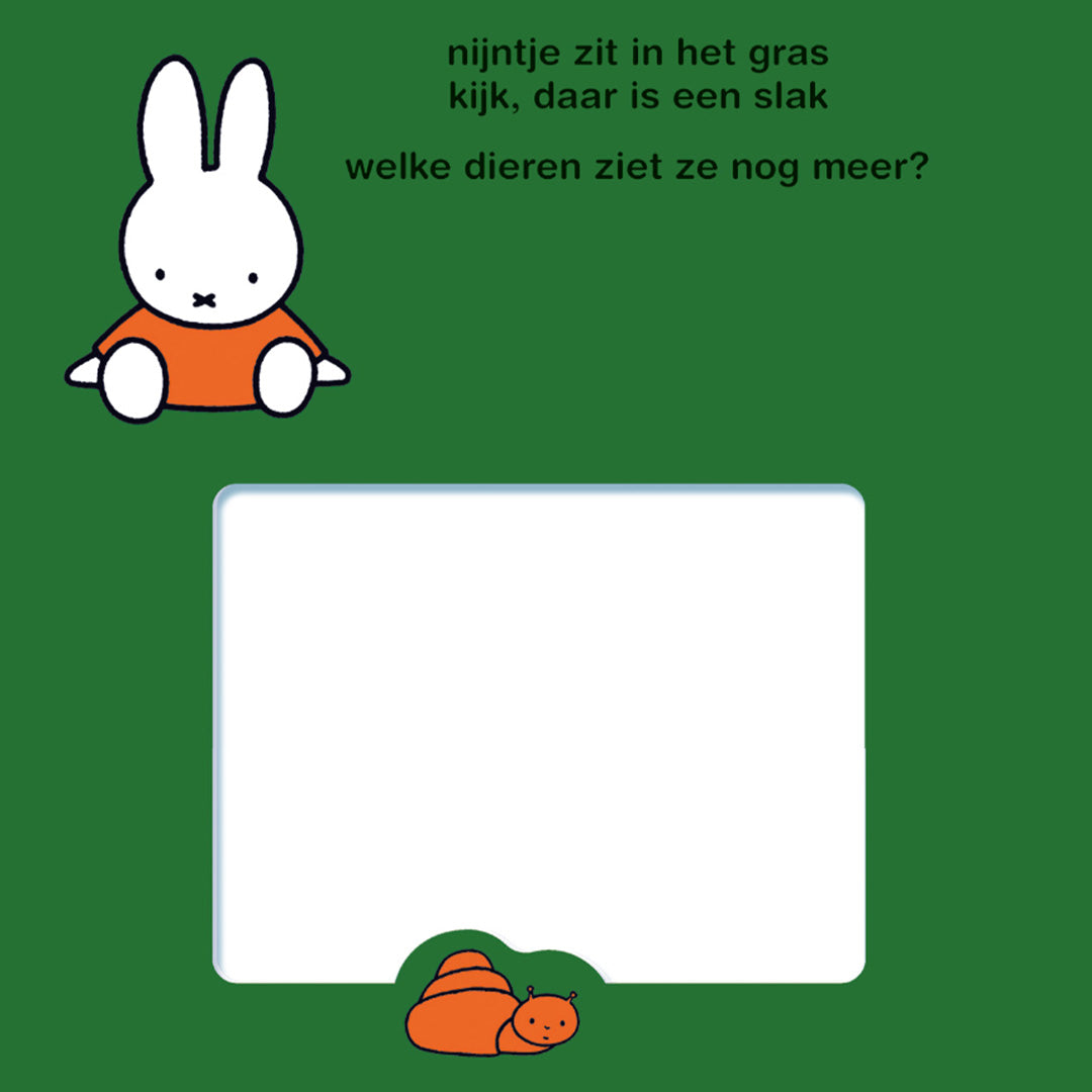 uitgeverij mercis nijntje doorkijkboek, dieren klein en groot