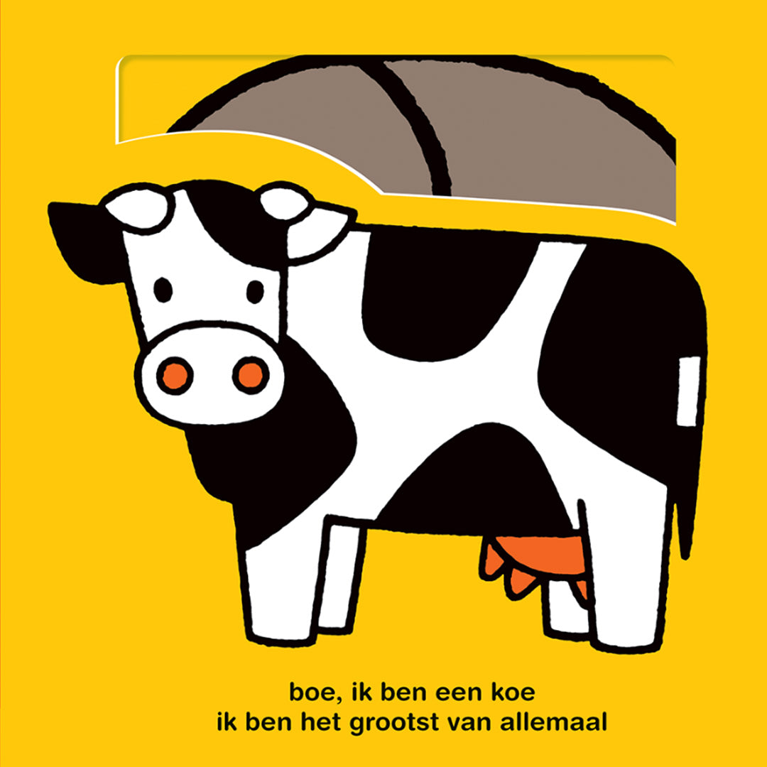 uitgeverij mercis nijntje doorkijkboek, dieren klein en groot