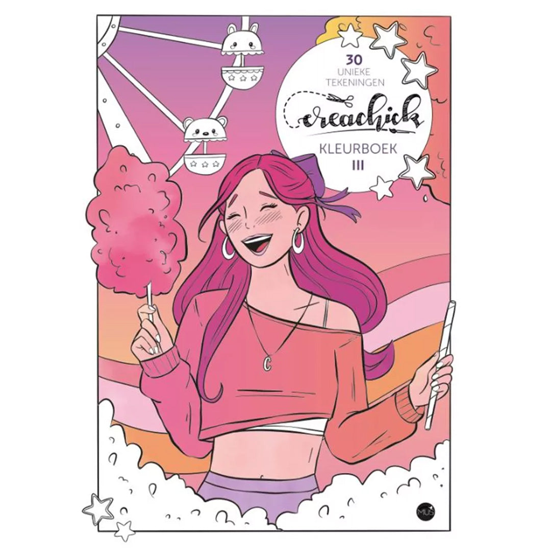 uitgeverij mus kleurboek creachick 3 | 1353066 | 1