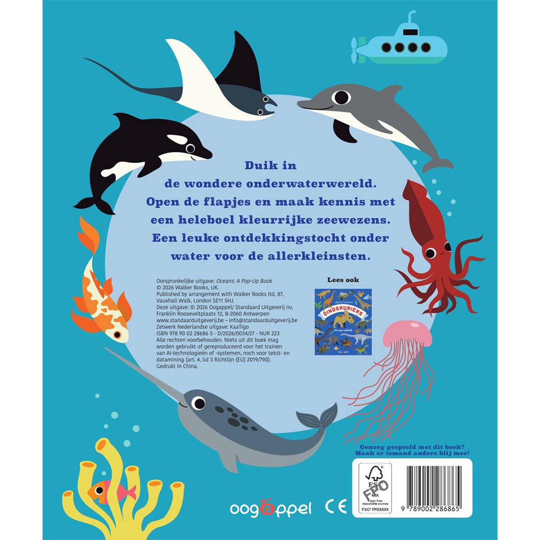 uitgeverij oogappel pop-up boek oceanen | 1528686 | 4