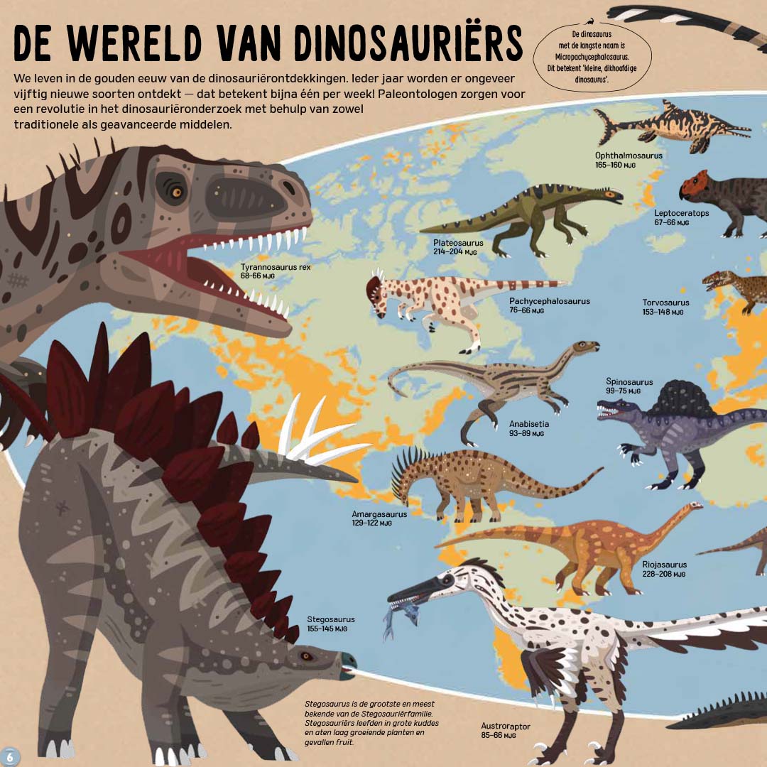 uitgeverij rebo de tijd van de dino's - expeditie-avontuur | 1724436 | 2
