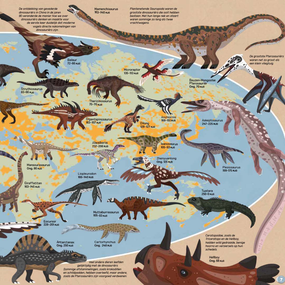 uitgeverij rebo de tijd van de dino's - expeditie-avontuur | 1724436 | 3