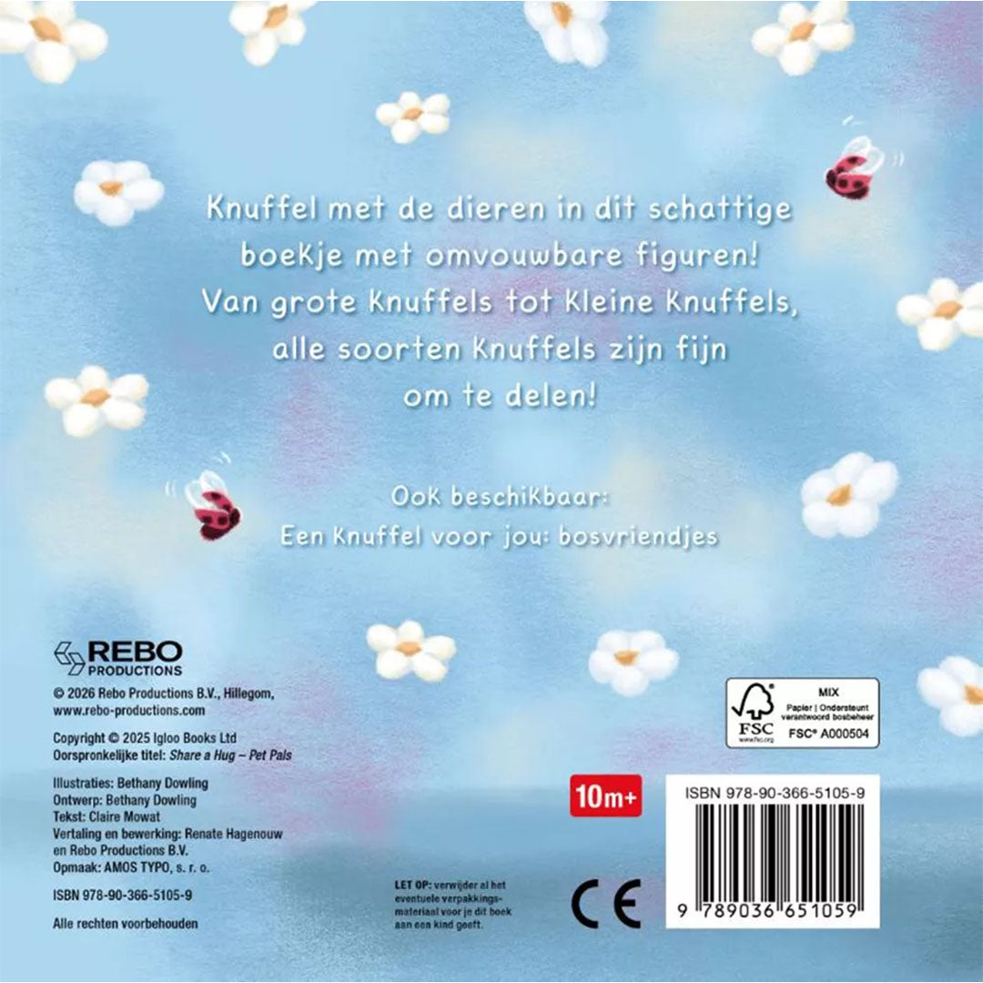 uitgeverij rebo dierenvriendjes - een knuffel voor jou | 1725105 | 4