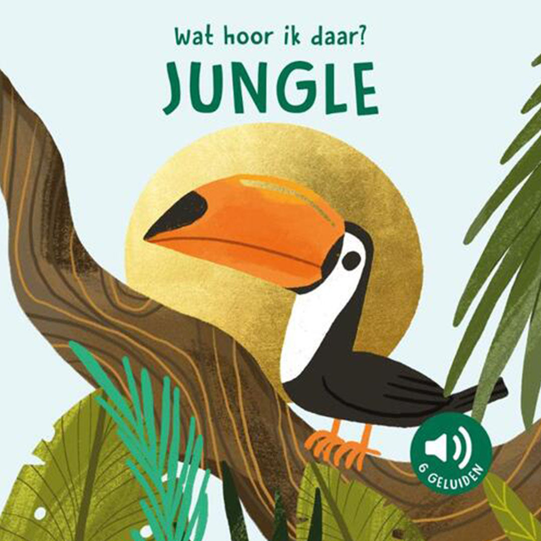 uitgeverij rebo geluidenboek jungle wat hoor ik daar? | REB1725027 | 