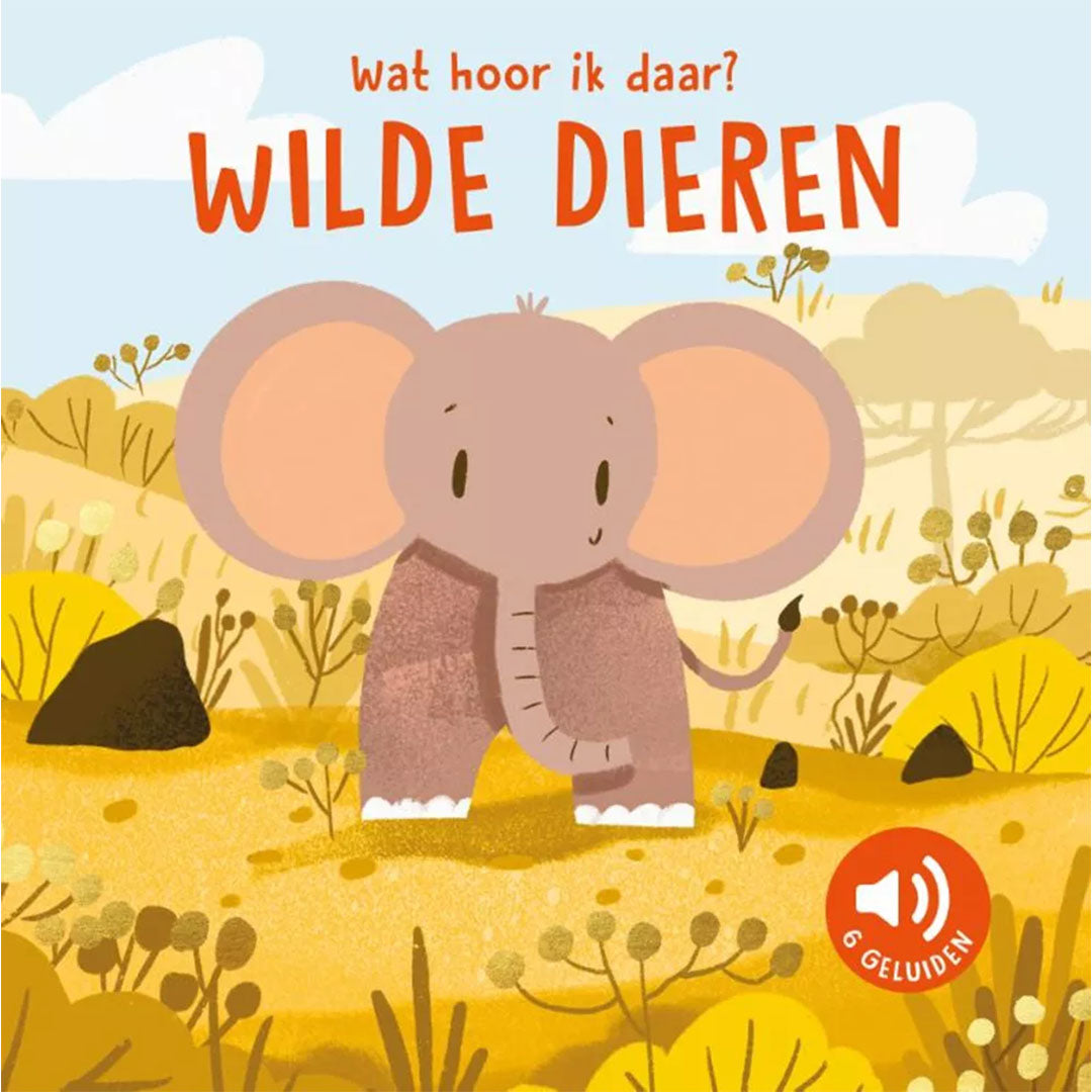 uitgeverij rebo geluidenboek wat hoor ik daar? - wilde dieren | REB1725024 | 