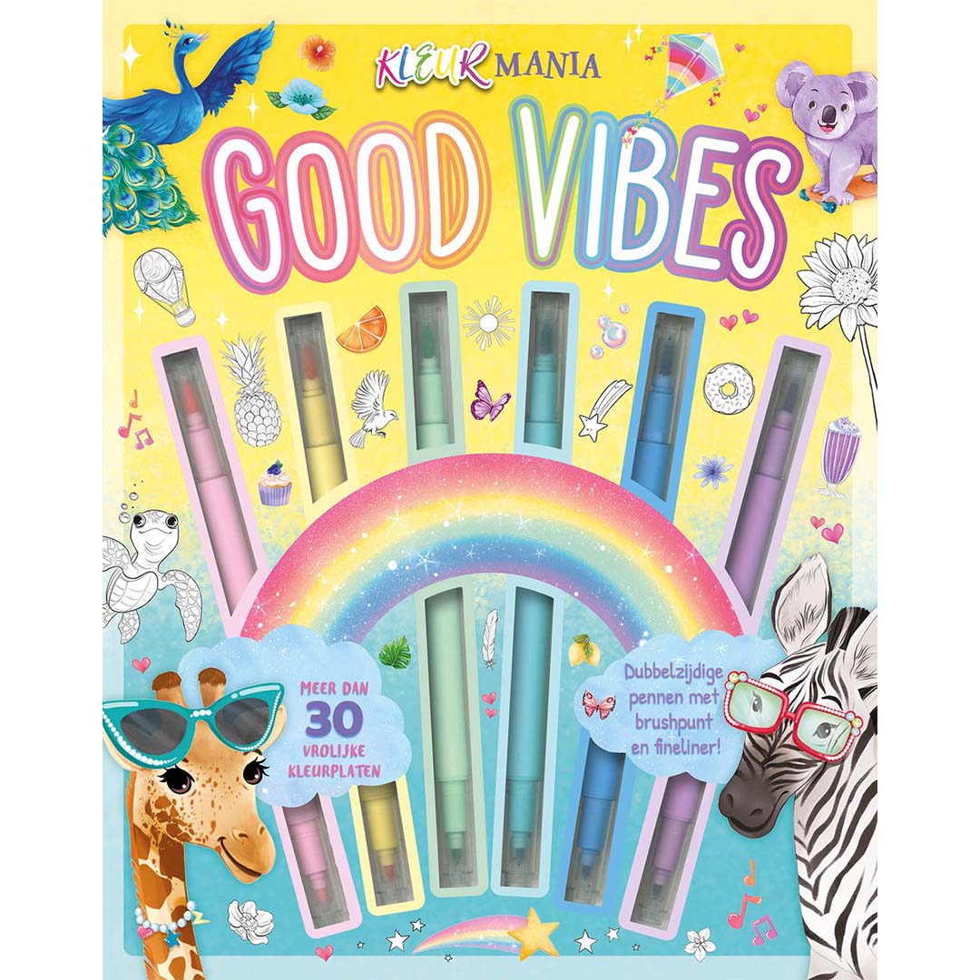 uitgeverij rebo good vibes - kleurmania | 1724943 | 