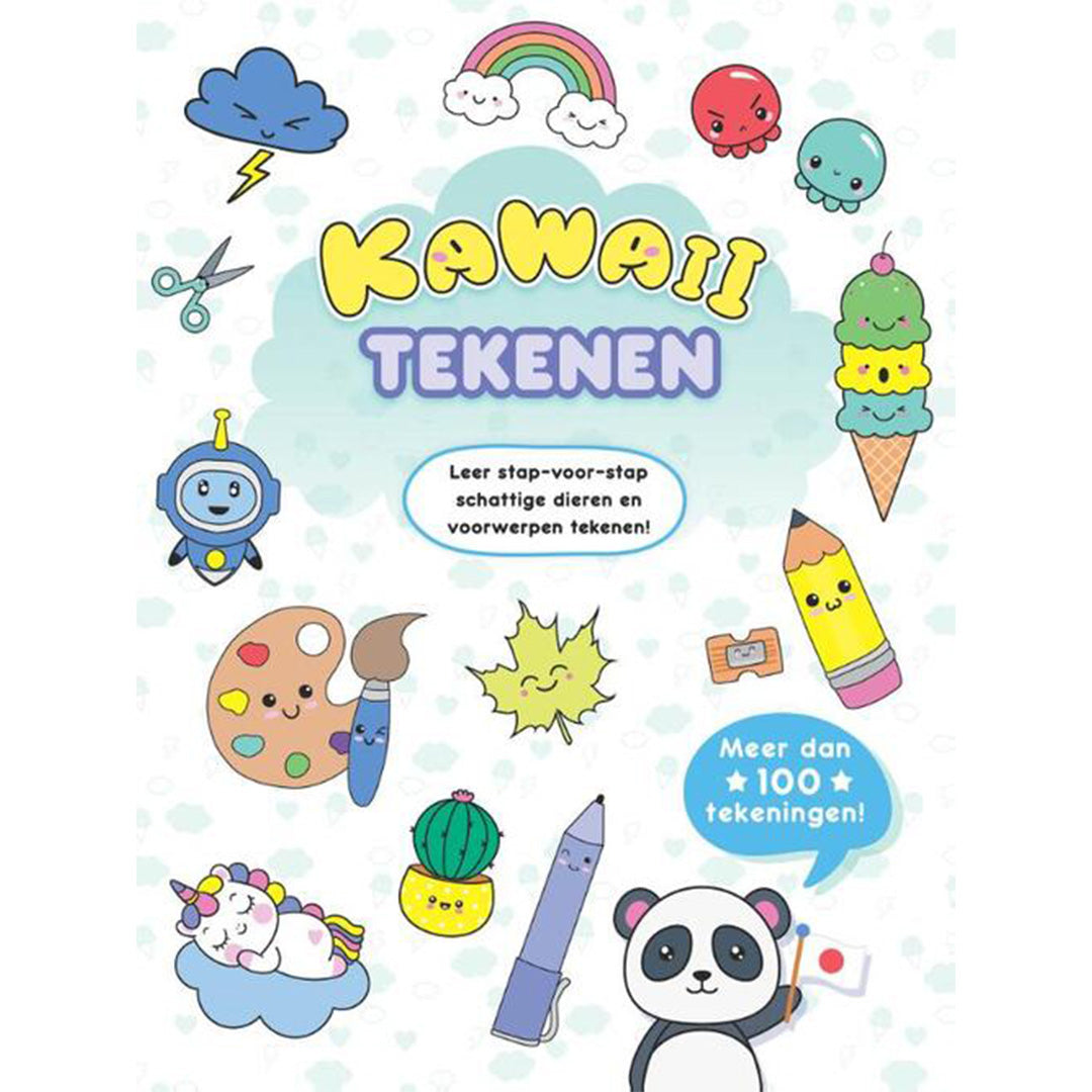 uitgeverij rebo kawaii stap voor stap tekenen | REB1725070 | 