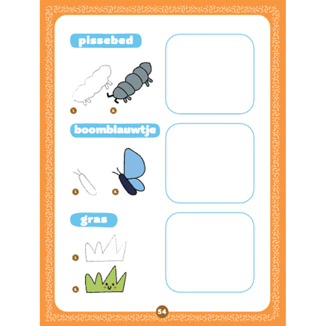 uitgeverij rebo kawaii tekenen insecten | 1725068 | 4